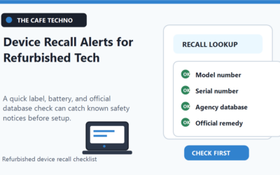 How to Check Device Recall Alerts Before Buying Refurbished Tech